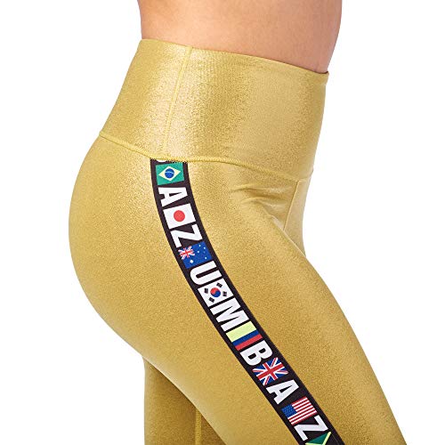 zumba metallic leggings