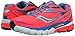 Saucony Women's Ride 8 Running Shoe, Coral/Blue/Sea, 7.5 M US