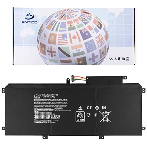 ANTIEE Compatible C31N1411 Laptop Battery Replacement for ASUS ZenBook UX305 UX305CA UX305F UX305FA UX305FA-USM1 U305 U305F U305FA U305FA5Y10 U305UA 11.4V 45Wh
