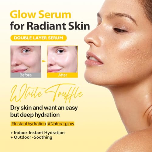LBOYLOVE® White Truffle First Spray Serum, Hydrating Face Mist For Dry And Sensitive Skin, Dark Spot Correcting Glow Serum Multifunctional Spray, Body Mist For Women & Men, Vegan Korean Skincare