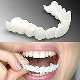 New Silicone Gel Smile Upper and Lower Cosmetic Teeth Tooth Cover Perfect Smile Comfort Fit Flex molds Mold Denture Braces(2 