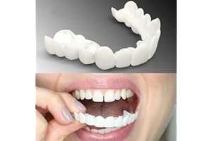 New Silicone Gel Smile Upper and Lower Cosmetic Teeth Tooth Cover Perfect Smile Comfort Fit Flex molds Mold Denture Braces(2 