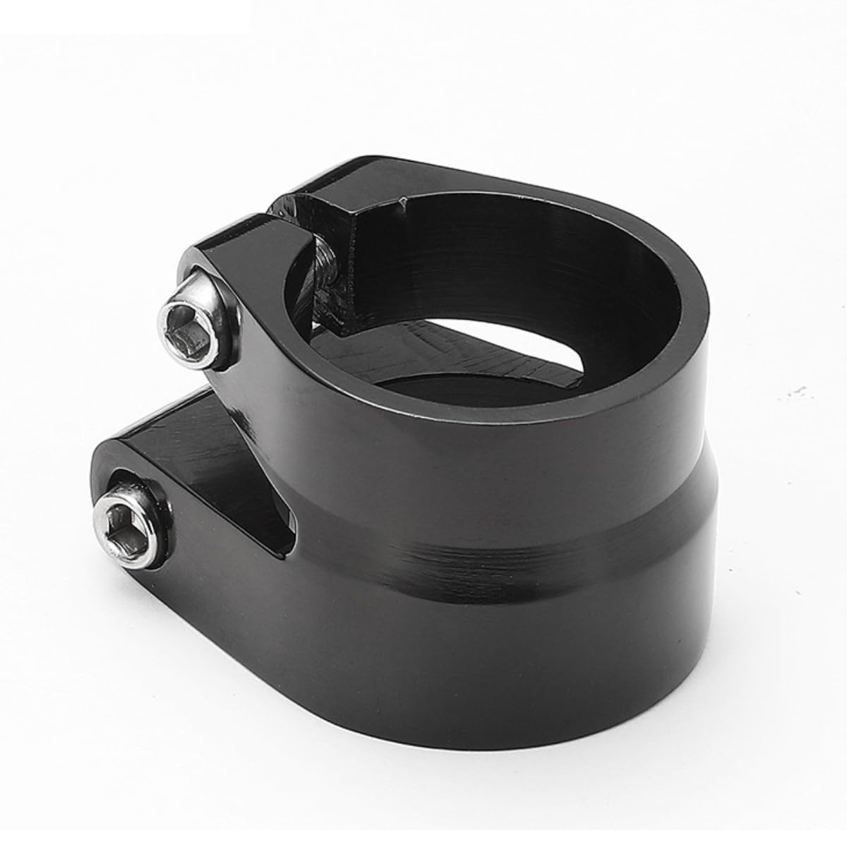 HOUSON Aluminum Alloy Bicycle Saddle Clamp for Road Bike, Black, 27.2x31.8mm