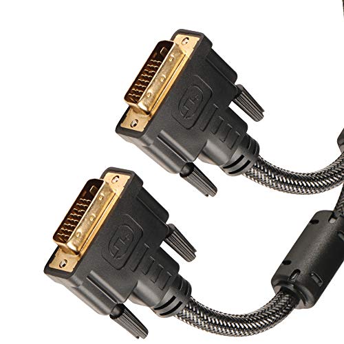 UVOOI DVI-D Cable, DVI to DVI 10FT Cable Cord for Computer Monitor Cable Male to Male-(2560×1600) Digital Video Cable