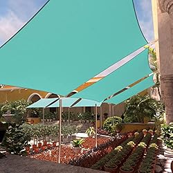 Colourtree TAPR0810 Custom Size 8' x 11' Turquoise