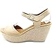 Clarks Womens Nadene Lola Leather Open Toe Wedge Sandals
