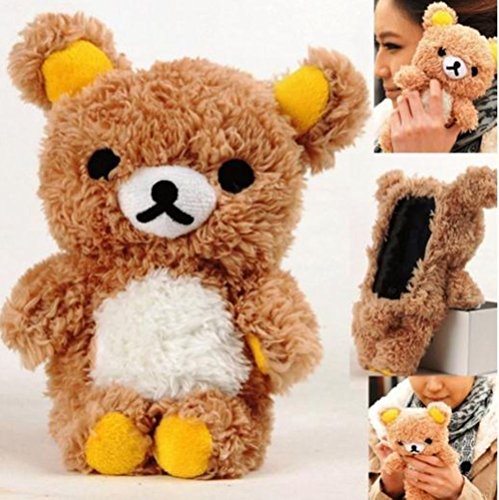 Wellparts? Cool Cute 3D Teddy Bear Doll Toy Plush Case Cover For Samsung Galaxy Core Prime SM-G360 G3606 G3608
