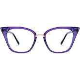 Zeelool Cat Eye Glasses Frame for Women Clear Lens Chandrika ZOP01899