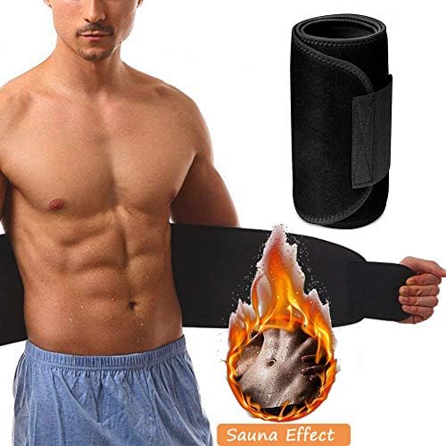 Darling Waist Trimmer Belt,Sweat Belt Weight Loss Belt Waist Trainer Belt Slimming Belt for Men and Women Double Strap No Slipping in Gym Fat Burner Low Back Support