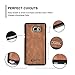 Galaxy S7 Case, CORNMI 14 Card Slot Wrist Shoulder Bag Flip Leather Detachable Magnetic Wallet Case For Samsung S7 (Brown)