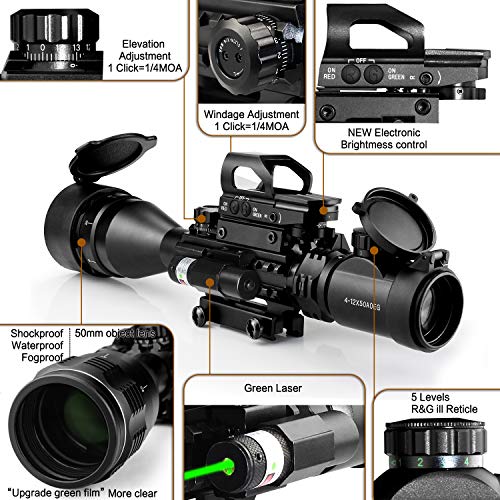 2 XOPin+C4+16x50EG+Illuminated+Holographic+Reticle