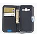 Galaxy Core Prime Case,JanCalm [Kickstand] Pattern PU Leather Wallet [Card/Cash Slots] Flip Cover for Samsung Galaxy Core Prime G360 / Prevail LTEIncluding-ONE Crystal Pen(Lovely Butterfly)