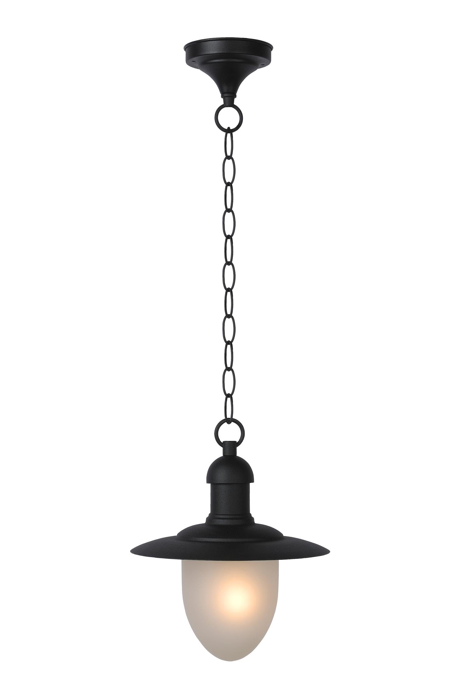LUCIDE Aruba - Pendant Light Indoor/Outdoor - Ø 25 cm - 1xE27 - IP44 - Black — image 1