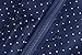 QZUnique Women's Waterproof Packable Rain Jacket Batwing-sleeved Poncho Raincoat,Blue Spots,Onesize