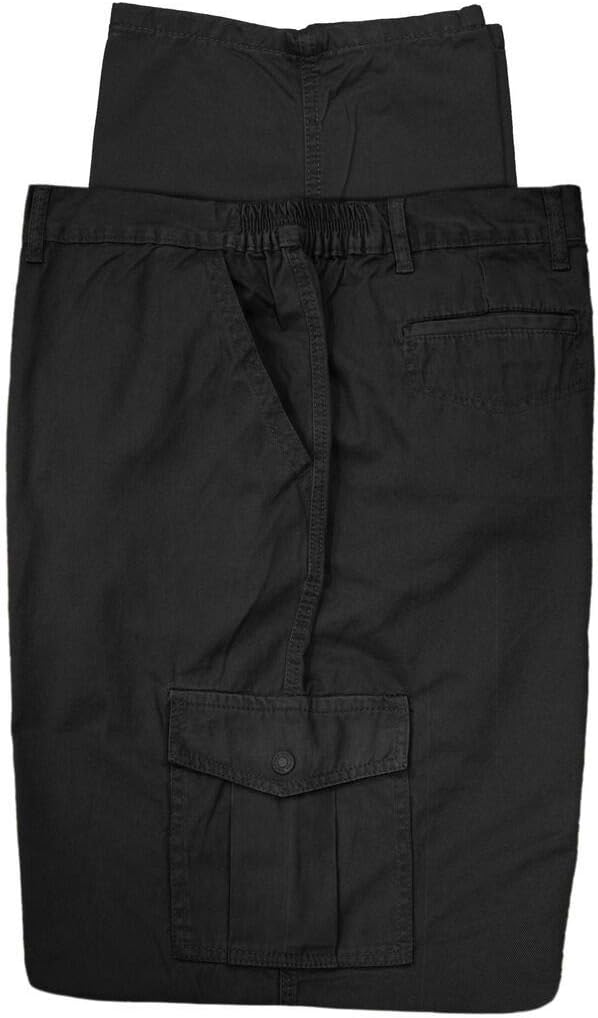 Full Blue Big & Tall Men's Cargo Pants 100% Cotton