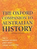 Front cover for the book The Oxford Companion to Australian History by Graeme Davison