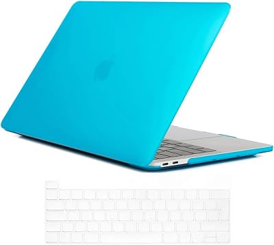 Se7enline 13 inch MacBook Pro Case Aqua Blue Hard Shell A2338 A2251 A2289 with