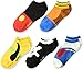 Disney boys Mickey Mouse 5 Pack No Show Socks, Assorted, Fits Sock Size 6-8.5 Fits Shoe Size 7.5-3.5 US