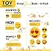 Emoji Universe Inflatable Beach Balls - Emoji Party Pool Beach Balls Kids, Toddlers Adults | Competitive Sports Fun | Indoor Outdoor 18