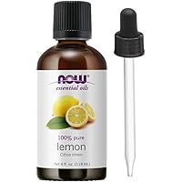 NOW Foods Lemon Oil, 4 Fluid Ounce + 1 Glass Dropper