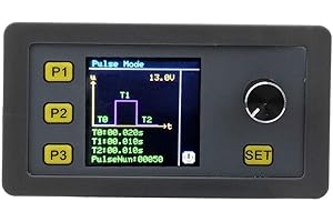 CAREDY Signal Generator Module, Function Signal Generator 4-20mA 2-10V LCD Display PWM Pulse Adjustable Module Sine Wave Function Generator Module