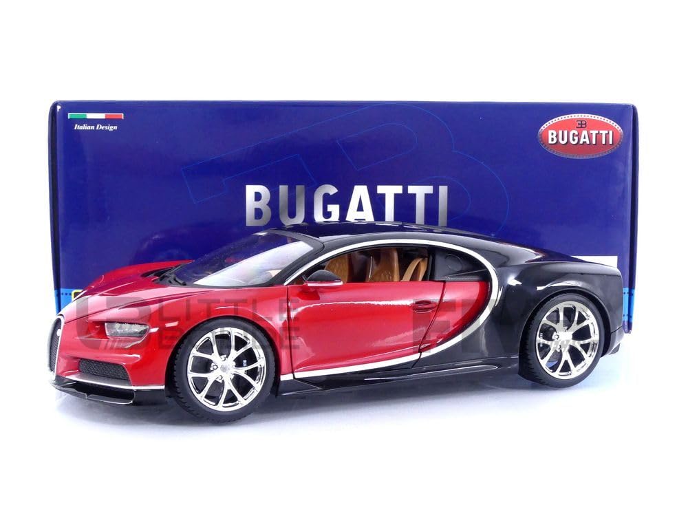 Bburago – 11040r Bugatti Chiron – 2016 – Echelle 1: 18 – Red