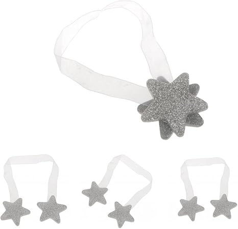 4pieces Magnetic Curtain Tie Back Tiebacks Cute Star Curtains