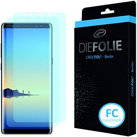 Samsung Galaxy Note 8 Screen Protector (2 Pack) DIEFOLIE – Extra Liquide Glass Included (1. Fullcover)