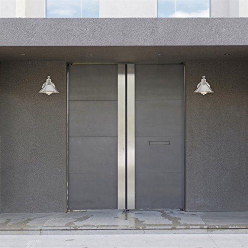 Revel Welton 8.5" Modern Industrial Wall Sconce, Brushed Nickel Finish - Thumbnail 4