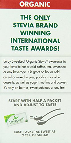 SweetLeaf Organic Stevia Sweetener, 70 (Pack of 12) - Thumbnail 3
