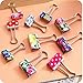[Green Stripe] Printing Metal Binder Clips Paper Clips,32mm, 1 Box-16Pcs