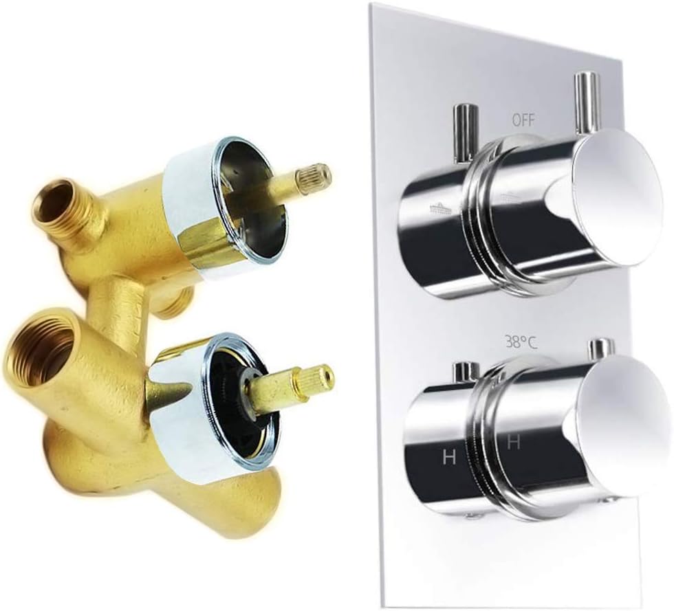 HOMEDEC 2Function Brass Thermostatic Shower Faucet Mixing