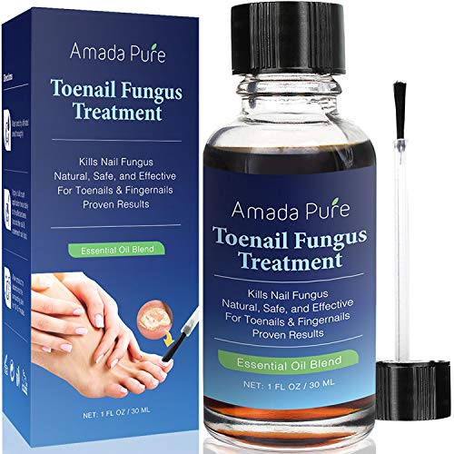 Amada Pure Toenail and Nail Care Solution -Toenail & Fingernail Repair, Restores Discolored & Damaged Nails (30ml) (Best Way To Get Rid Of Ingrown Toenail Infection)