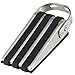 SleekStopper SW-041C Decorative Stainless Steel Door Stopper with Rubber Treads and Metal Handle (2 Pack)
