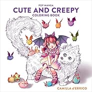 Pop Manga Cute and Creepy Coloring Book