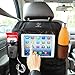 Kick Mats Back Seat Protector- Backseat Car Organizer Storage ipad holder for Auto SUV JEEP
