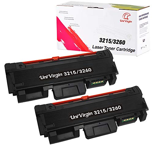 Compatible 3215 3260 106R02777 Toner Cartridge Replacement for Xerox 106R02777 Phaser 3260 3260DI 3260DNI WorkCentre 3215NI 3225 3225DNI Black Toner Cartridge High Yield by UniVirgin -2PK x Black