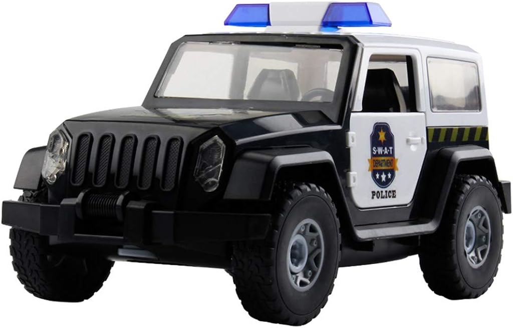 Amazon Com Digood Diy Assembled Police Car Off Road Truck