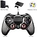 Cypin PS4 Wired Controller for Playstation 4, USB Dual Virbration Professional Wired Remote Joysticks for Playstation 4/PS4 Slim/PS4 Pro, Cable Length 6.5Feet (Wired-Black)thumb 1