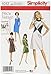 Simplicity Retro Fashion 1960's Vintage Dress Sewing Patterns for Women, Sizes 10-18