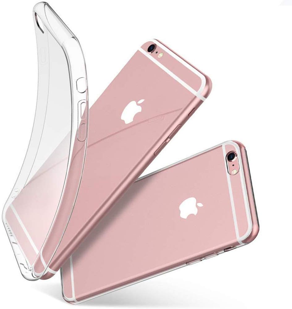 Amfilwac iPhone 6 Case, iPhone 6S Case, Ultra Slim Crystal Clear Soft Flexible Silicone Gel TPU cover, Drop protection Anti-Scratch For iPhone 6S/6 Case, (Clear)