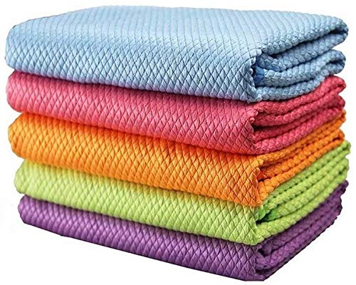 Presale Fish Scale Microfiber Polishing Cleaning Cloth (5pcs)