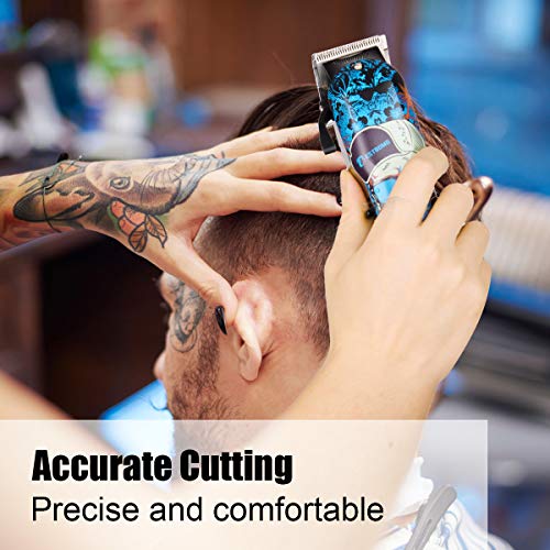 Cosyonall Pro Cordless Rechargeable Hair Clippers for Men Home Barber Clipper Kit for Kids Hair Cutting Kit with 2000mAh Lithium Ion, Titanium Ceramic Blade