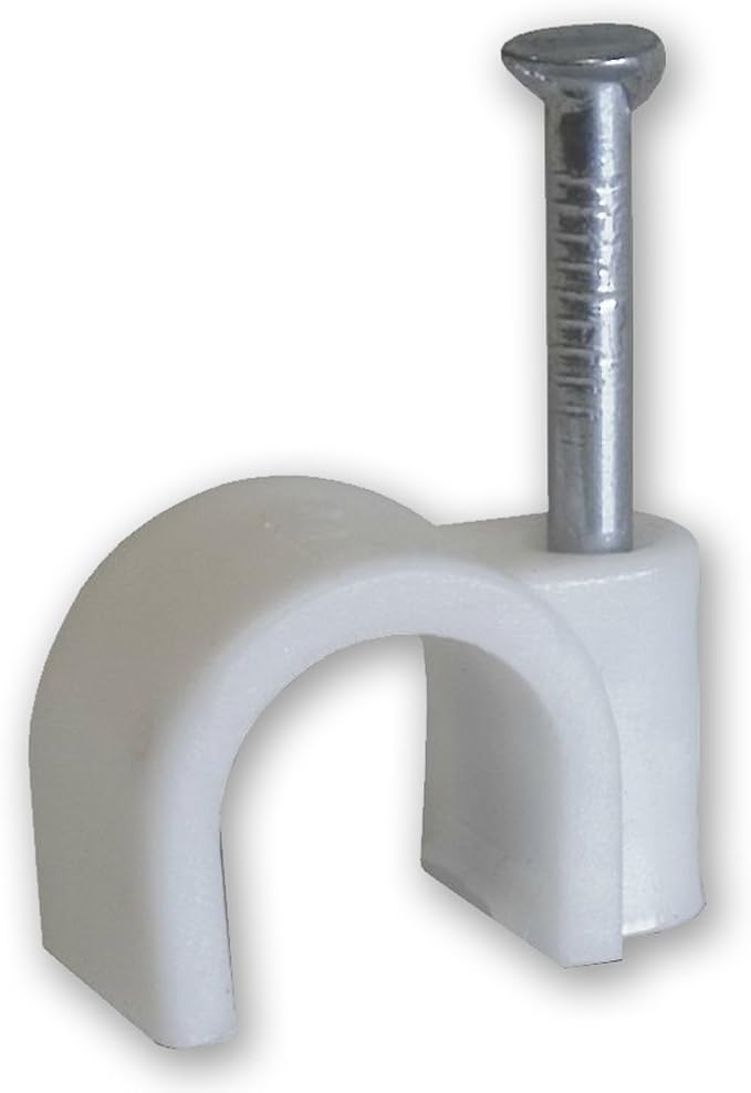 Round Cable Clip 8mm (Pack of 20) Amazon.co.uk DIY & Tools