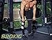 BROKIG Mens Strike White Workout Gym Athletic Jogger Pants Lightweight Running Sweatpants for Men with Pockets