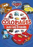 Mes coloriages avec des stickers Cars by