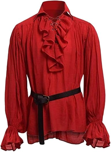 medieval ruffle shirt