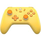 GameSir Nova Lite Wireless Controller – 2.4G & Bluetooth Gamepad for Windows PC, iPhone, Android, Switch & Steam Deck – Hall Effect Triggers, Turbo Function, Rumble Vibration (Golden Yellow)