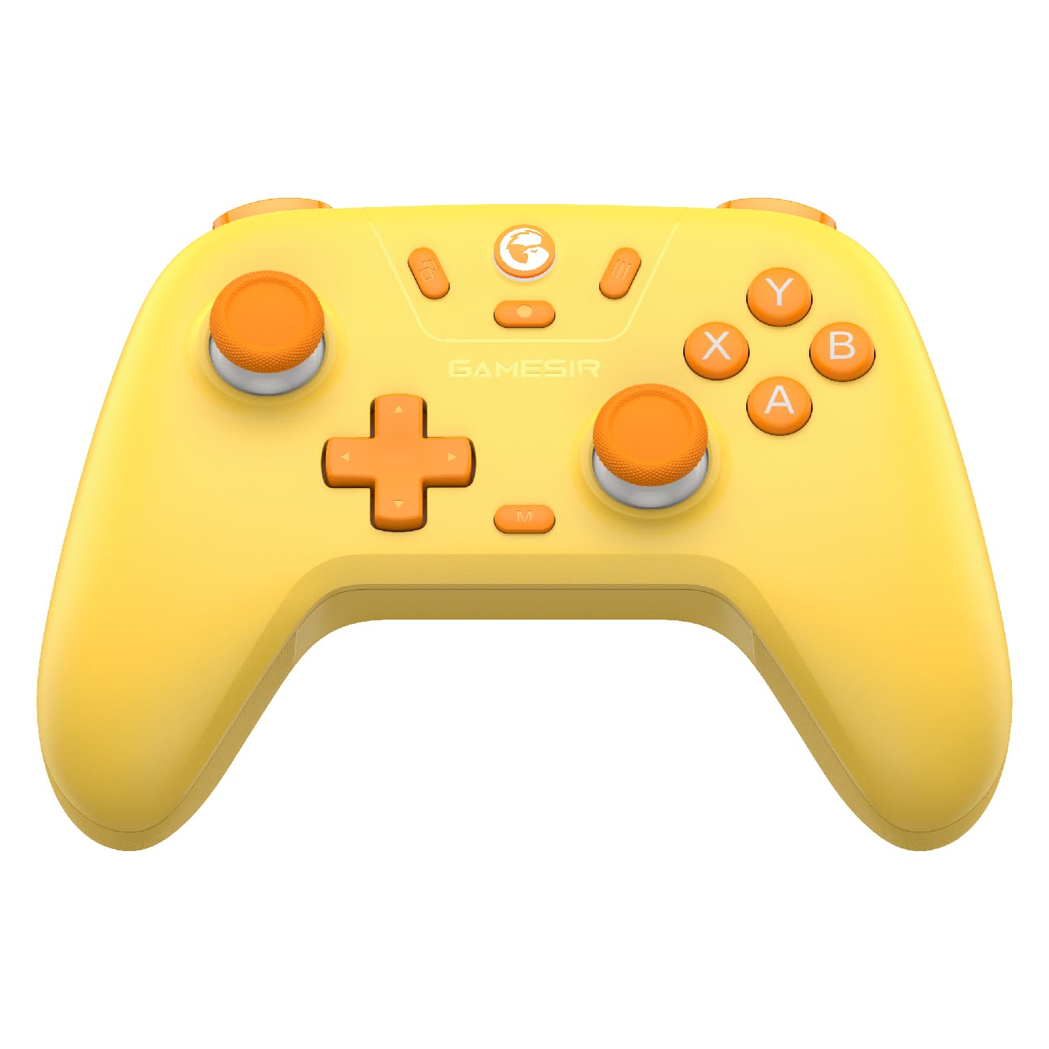 Photo 1 of GameSir Nova Lite Wireless Controller – 2.4G & Bluetooth Gamepad for Windows PC, iPhone, Android, Switch & Steam Deck – Hall Effect Triggers, Turbo Function, Rumble Vibration (Golden Yellow)