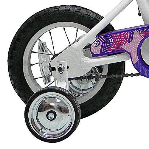 Piranha Bitsy Lady Kid's Bike, 12 inch Wheels, 10 inch Frame, Girl's Bike, White